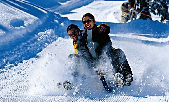 Divertimento in slitta