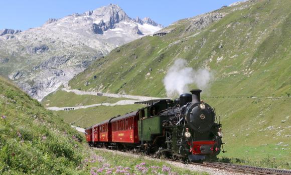 Treno a vapore della Furka