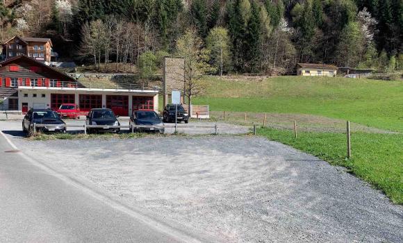 Stellplatz Parkplatz Feuerwehrdepot Pfäfers