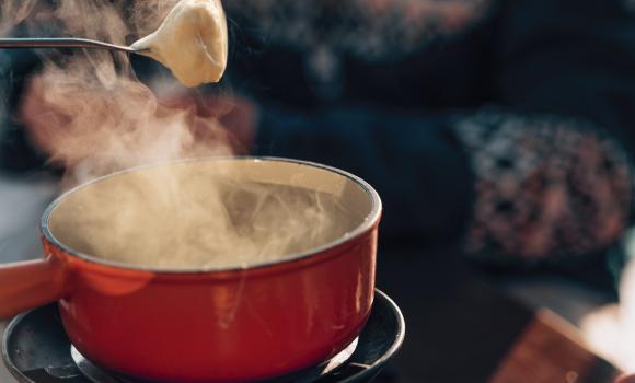 Fondue al Gîte d'Allières