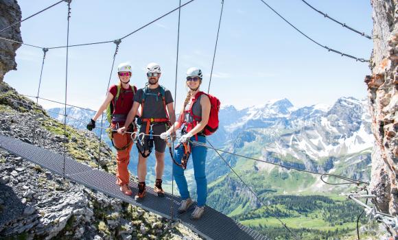 Via ferrata, la classica delle quattro cime