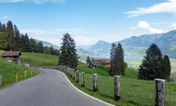 Percorso panoramico delle Alpi