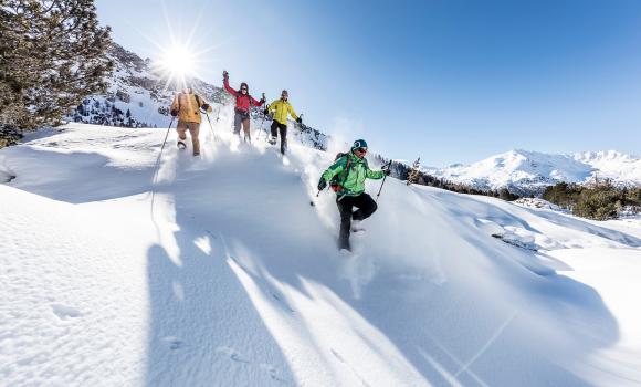 Con le racchette da neve nella Biosfera Val Müstair