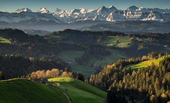 Sentiero alpino panoramico 