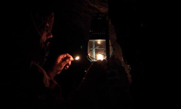 Notte nella gola della Viamala