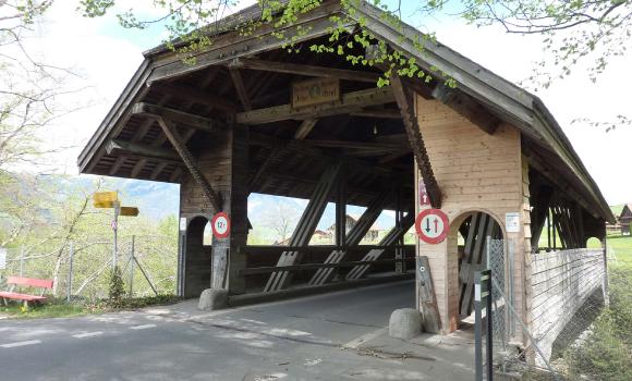 Il ponte di legno coperto più alto d'Europa