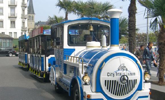 Tour de la ville avec le City Train