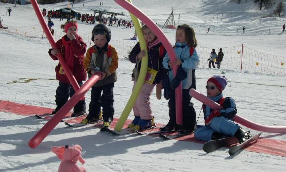 Jardin de neige pour enfants