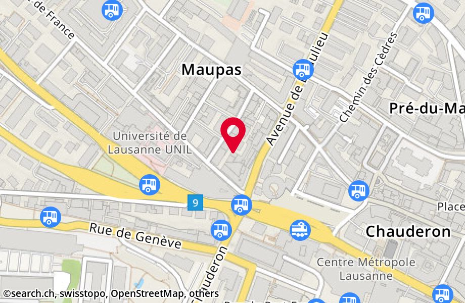 Rue du Maupas 23B, 1004 Lausanne