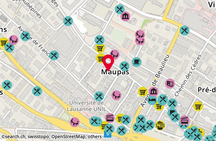 Rue du Maupas 59, 1004 Lausanne