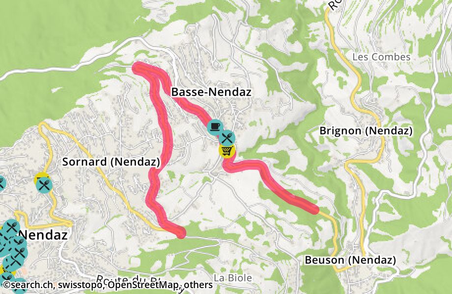 Route de Nendaz, 1996 Basse-Nendaz