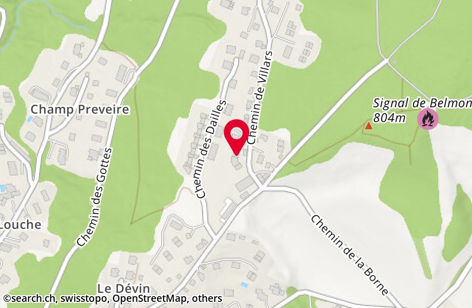 Chemin de Villars 1D, 1092 Belmont-sur-Lausanne