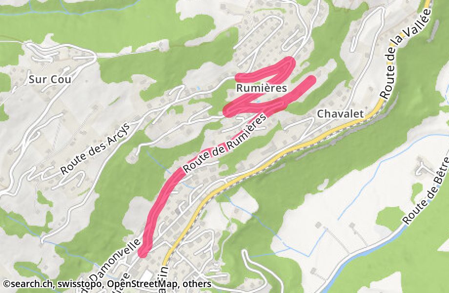 Route de Rumières, 1874 Champéry