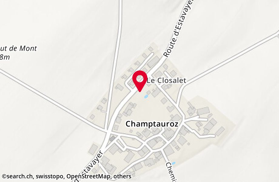 Route d'Estavayer 20, 1537 Champtauroz