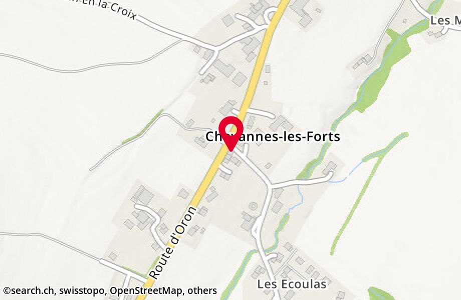 Route des Ecoulas 2, 1676 Chavannes-les-Forts