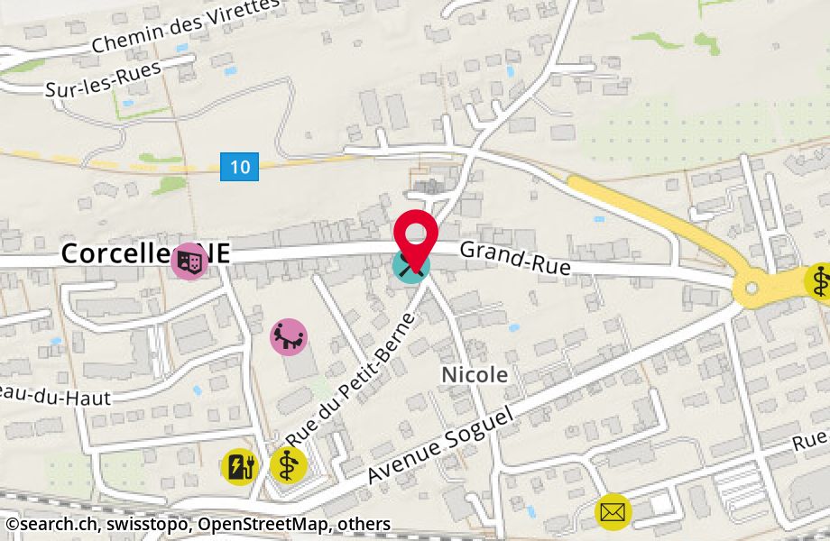 Rue du Petit-Berne 2, 2035 Corcelles