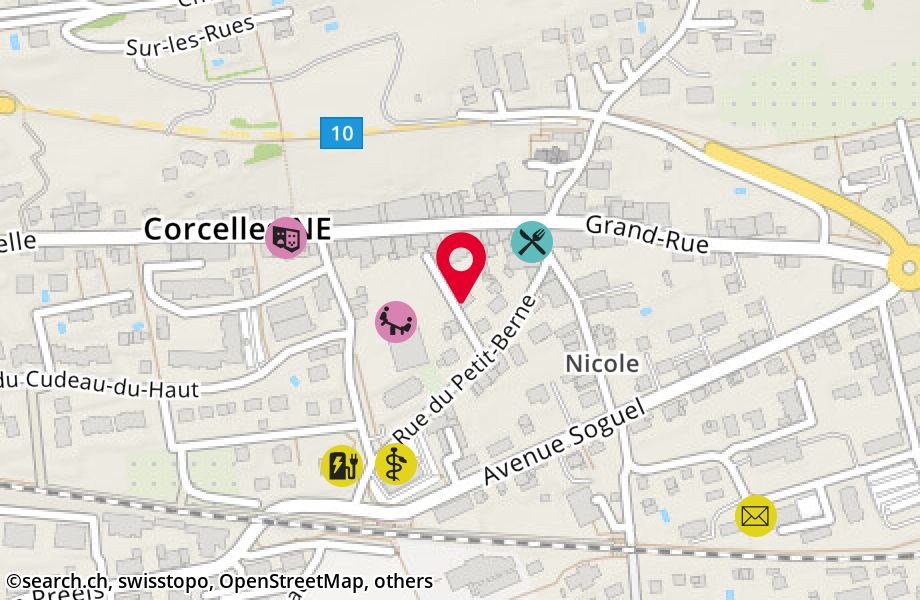 Rue du Petit-Berne 7A, 2035 Corcelles