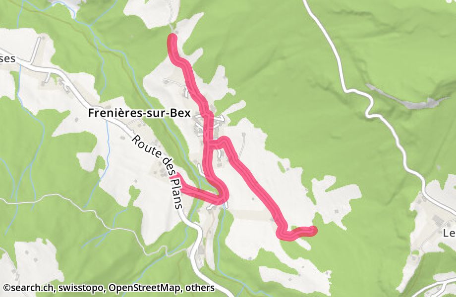 Route du Roc-à-l'Aigle, 1880 Frenières-sur-Bex