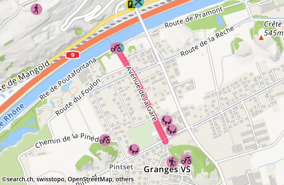 Avenue de la Gare, 3977 Granges