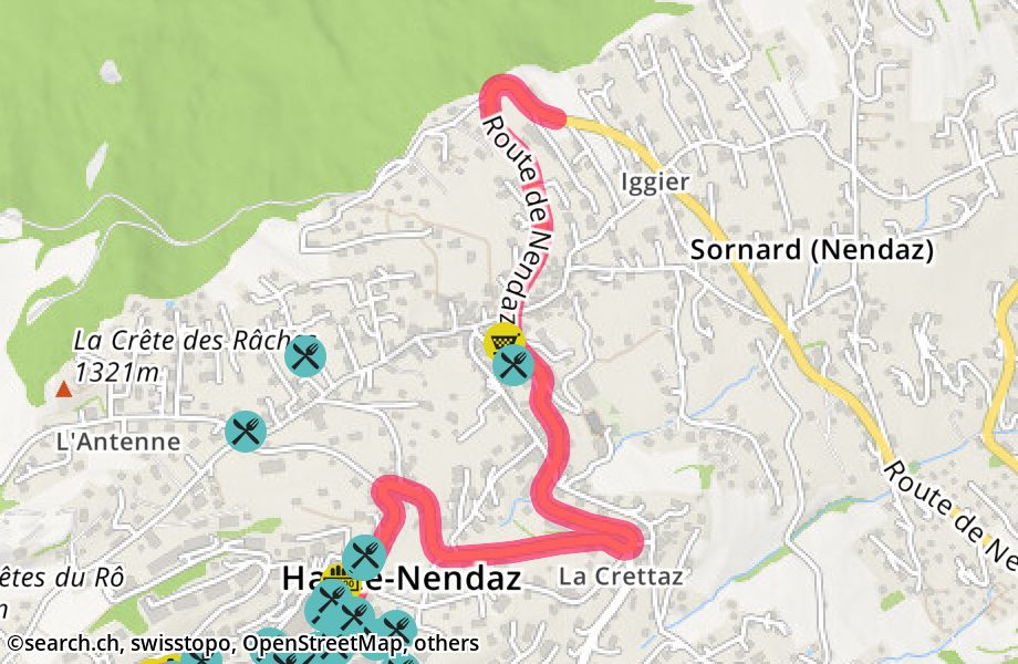 Route de Nendaz, 1997 Haute-Nendaz