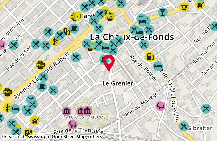 Rue du Grenier 20, 2300 La Chaux-de-Fonds