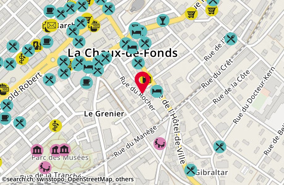 Rue du Rocher 13, 2300 La Chaux-de-Fonds