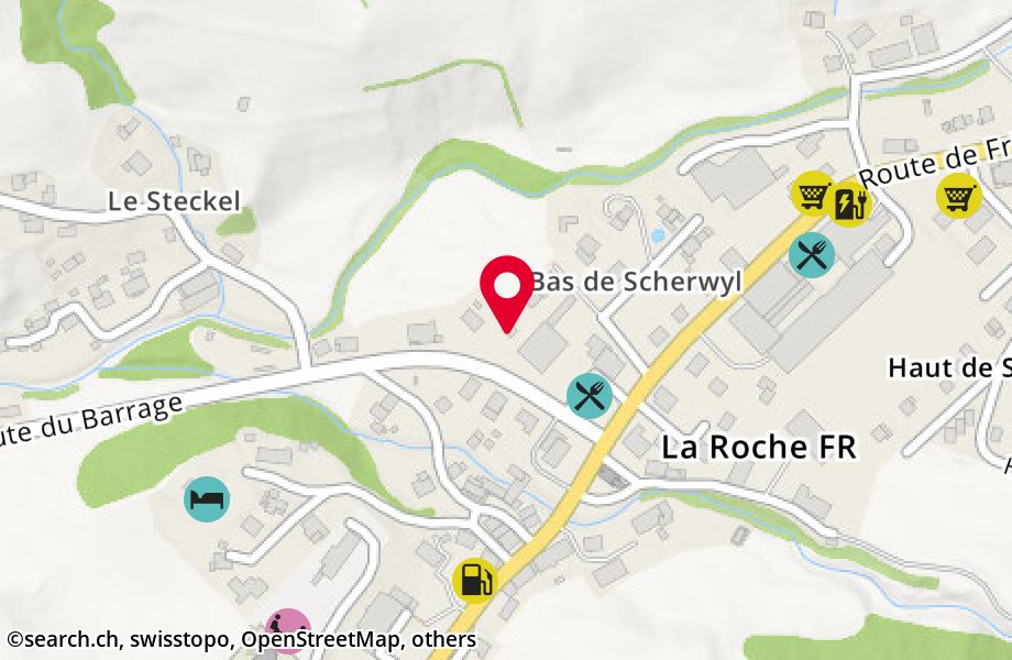 Route du Barrage 6, 1634 La Roche