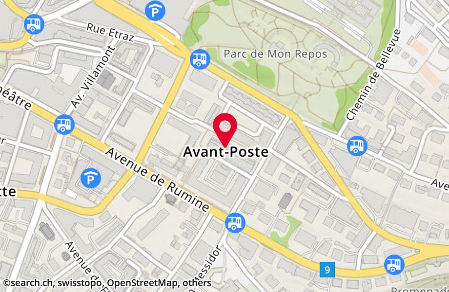 Avenue de l'Avant-Poste 11, 1005 Lausanne