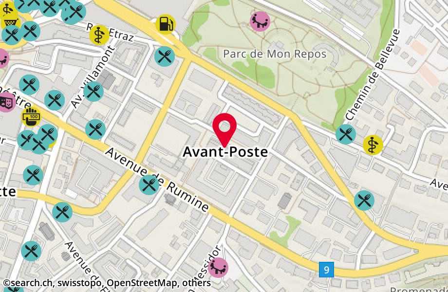 Avenue de l'Avant-Poste 11, 1005 Lausanne