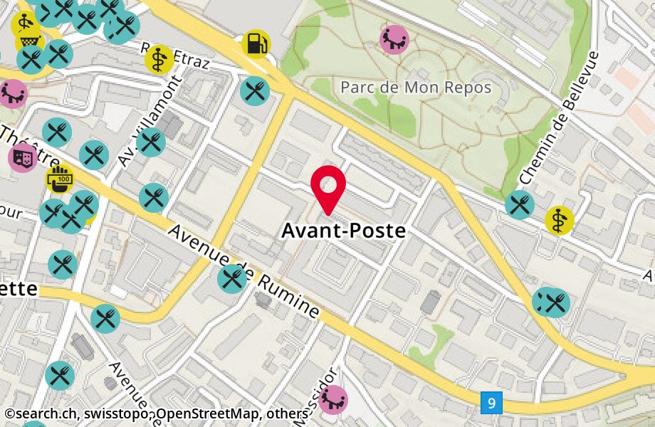 Avenue de l'Avant-Poste 13, 1005 Lausanne