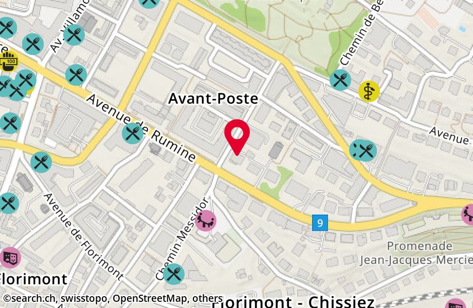 Avenue de l'Avant-Poste 2, 1005 Lausanne
