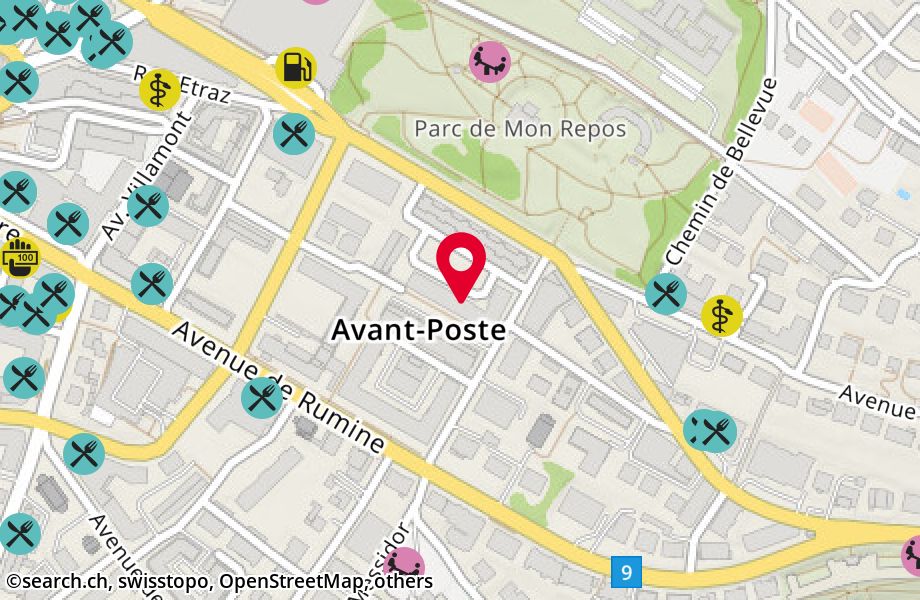 Avenue de l'Avant-Poste 21, 1005 Lausanne
