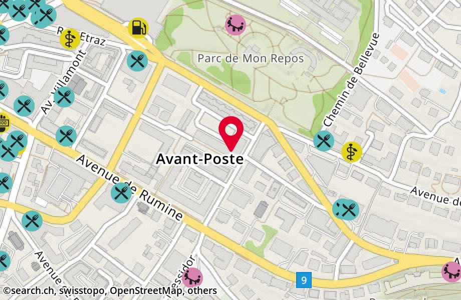 Avenue de l'Avant-Poste 23, 1005 Lausanne