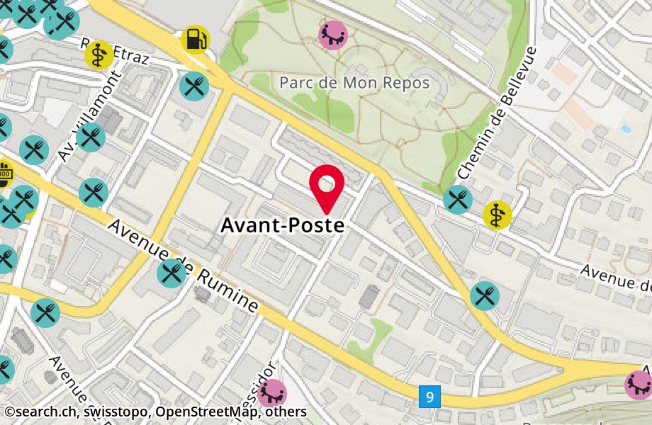 Avenue de l'Avant-Poste 23, 1005 Lausanne