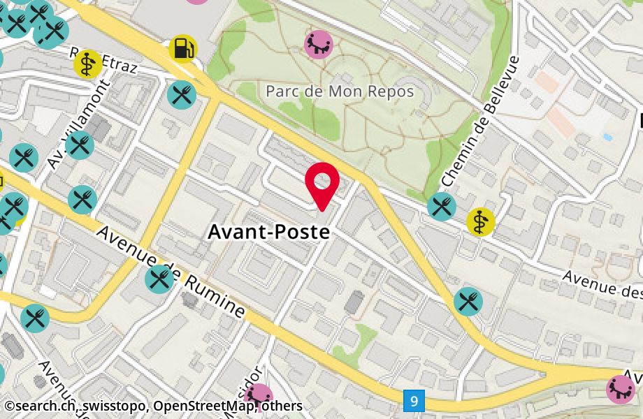 Avenue de l'Avant-Poste 25, 1005 Lausanne