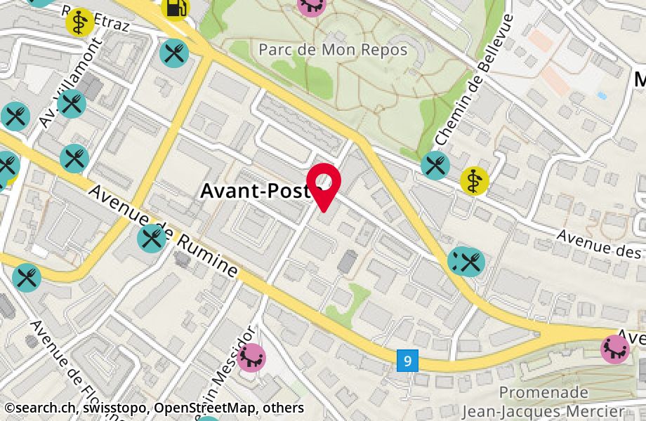 Avenue de l'Avant-Poste 6, 1005 Lausanne