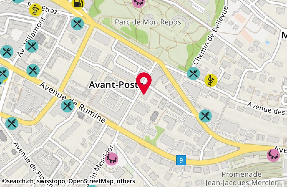 Avenue de l'Avant-Poste 6, 1005 Lausanne