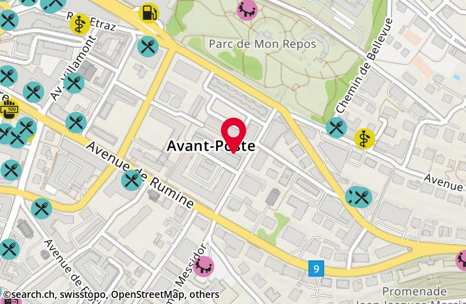 Avenue de l'Avant-Poste 7, 1005 Lausanne
