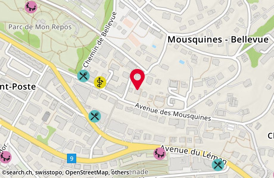 Avenue des Mousquines 13, 1005 Lausanne