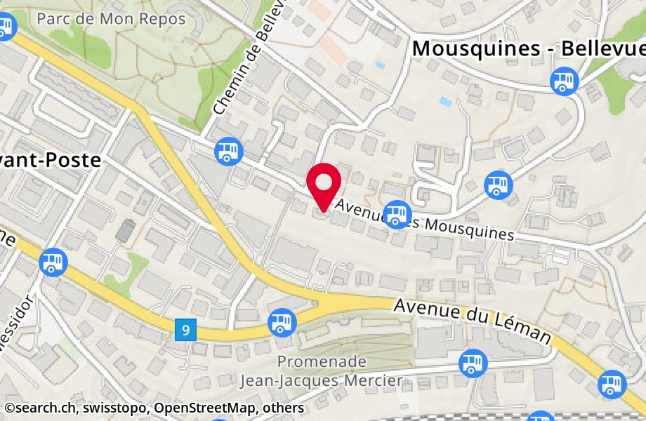 Avenue des Mousquines 20, 1005 Lausanne