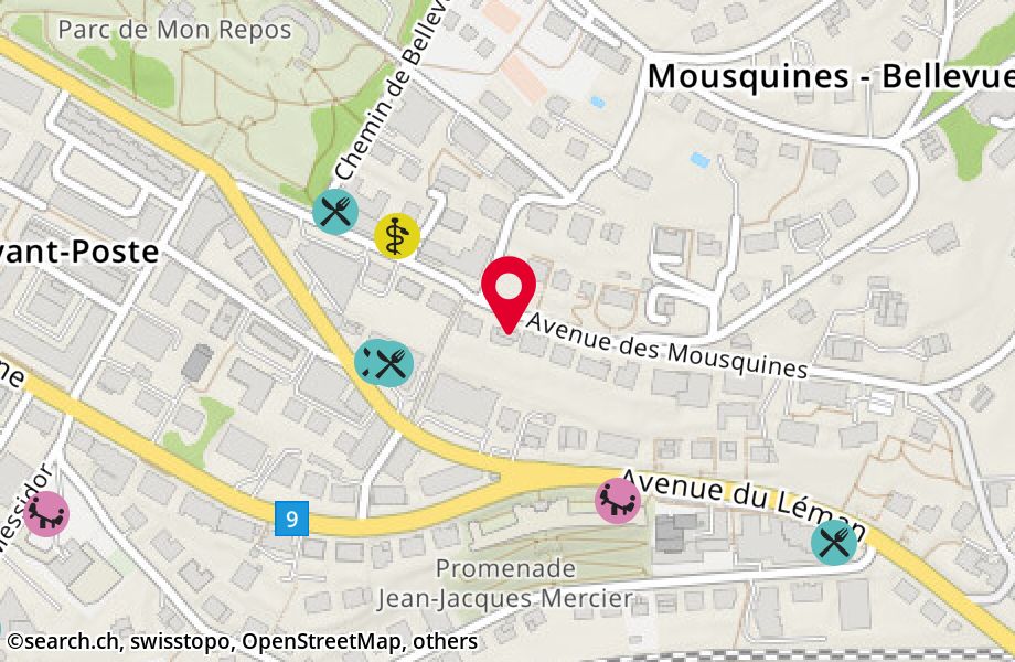 Avenue des Mousquines 20, 1005 Lausanne