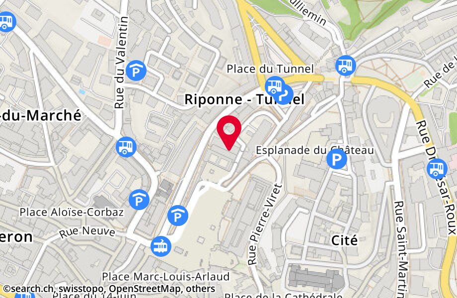 Place de la Riponne 10, 1014 Lausanne Adm cant