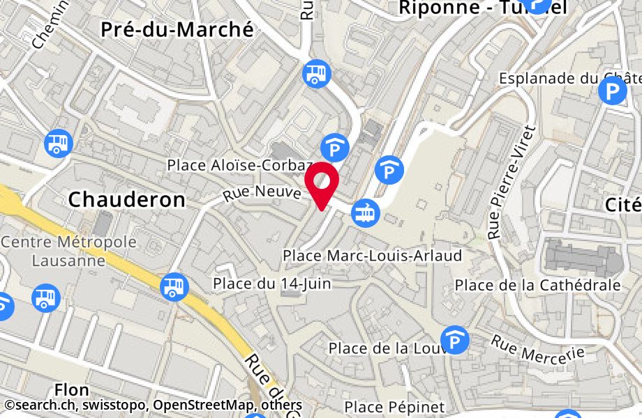 Place de la Riponne 2, 1014 Lausanne Adm cant