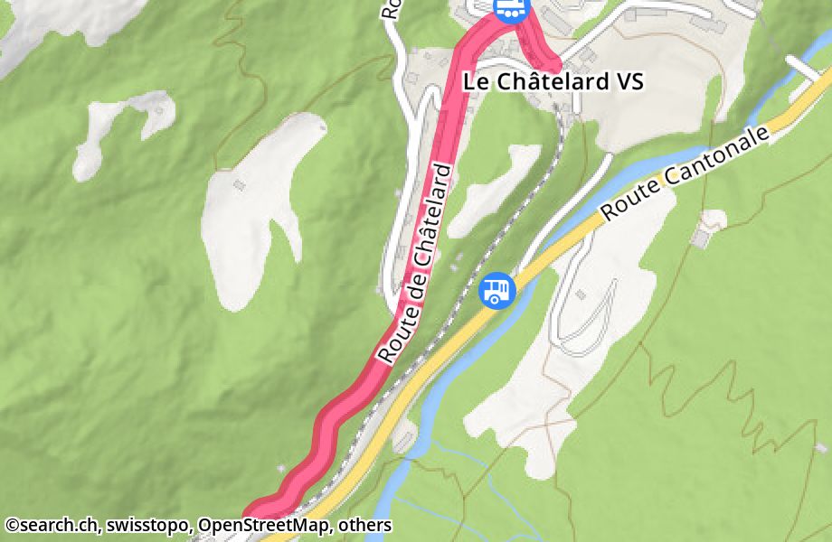 Route de Châtelard, 1925 Le Châtelard
