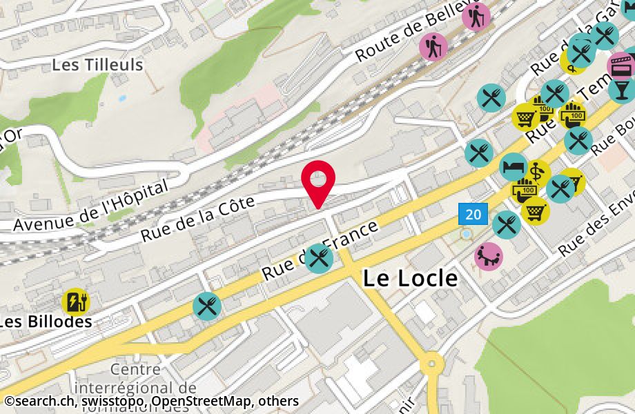 Rue des Billodes 10, 2400 Le Locle