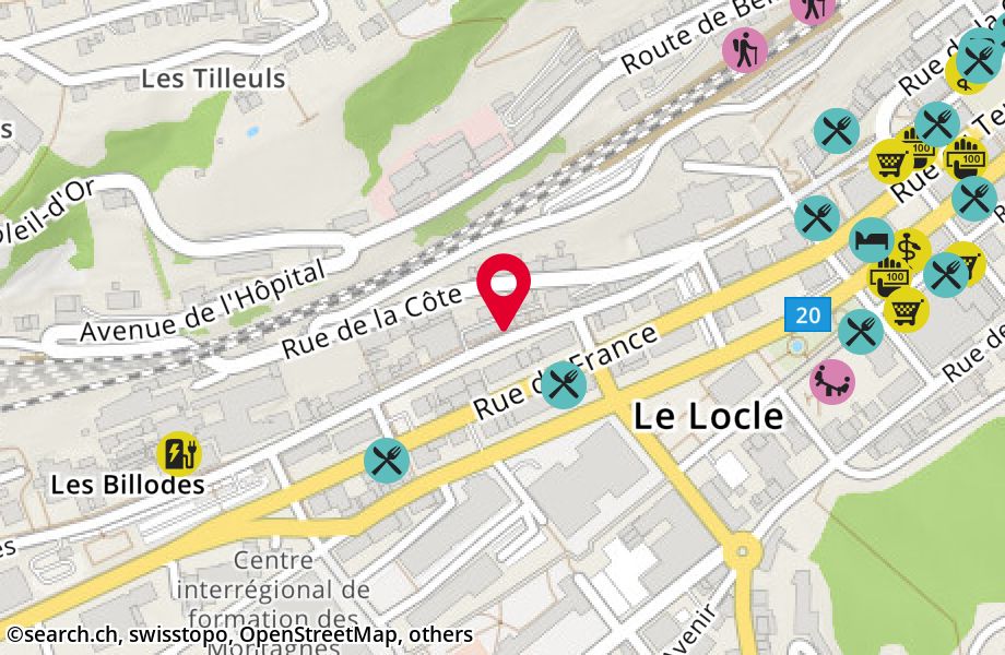 Rue des Billodes 12, 2400 Le Locle