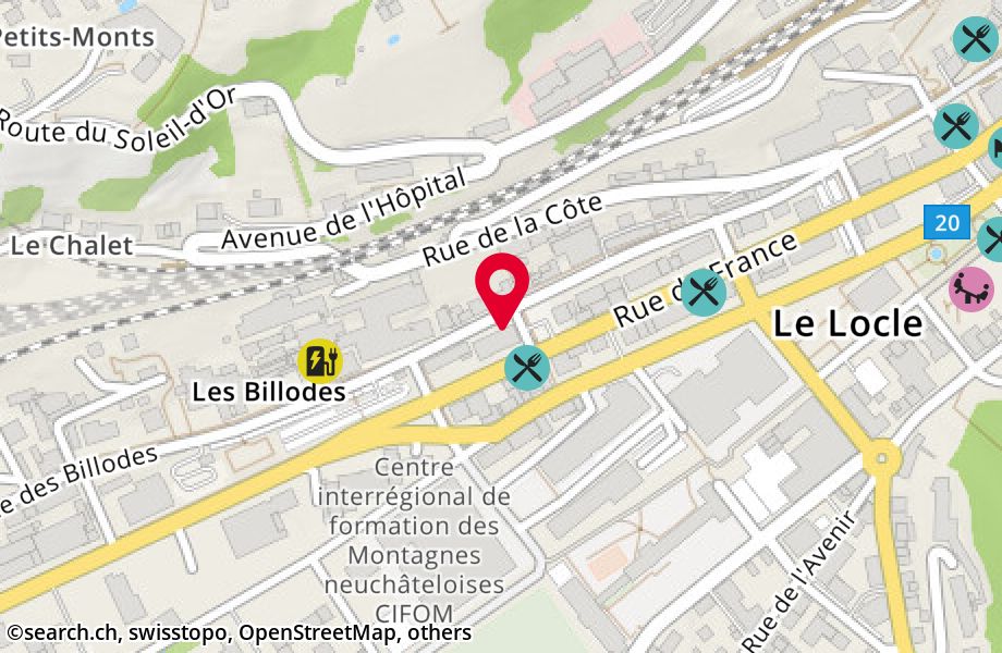 Rue des Billodes 25, 2400 Le Locle