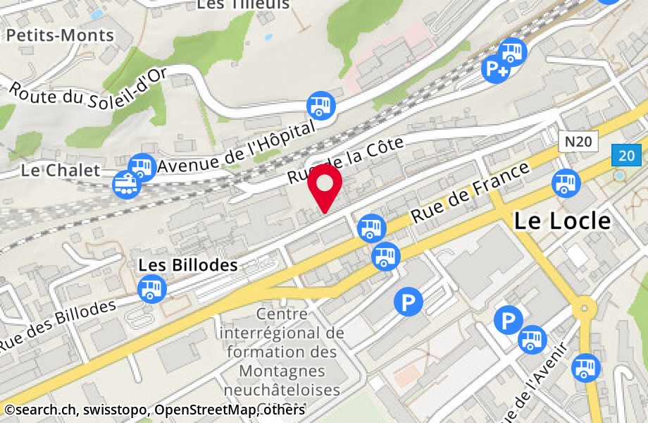 Rue des Billodes 26, 2400 Le Locle
