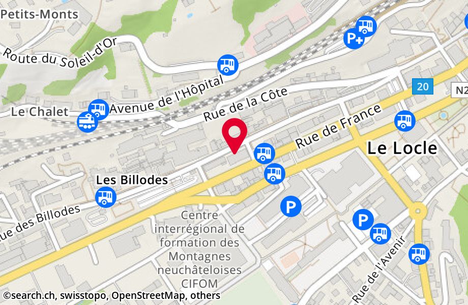 Rue des Billodes 27, 2400 Le Locle