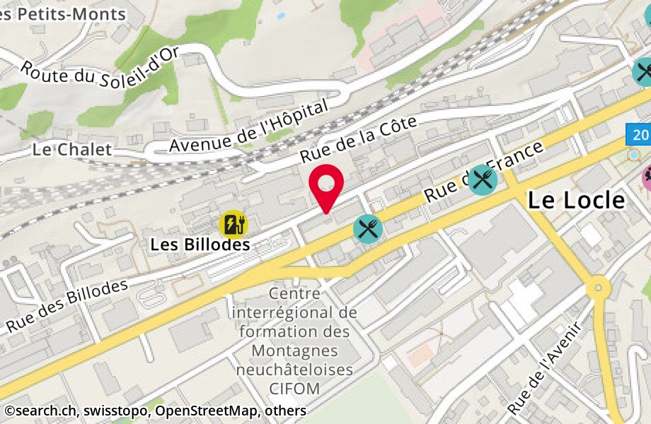Rue des Billodes 29, 2400 Le Locle